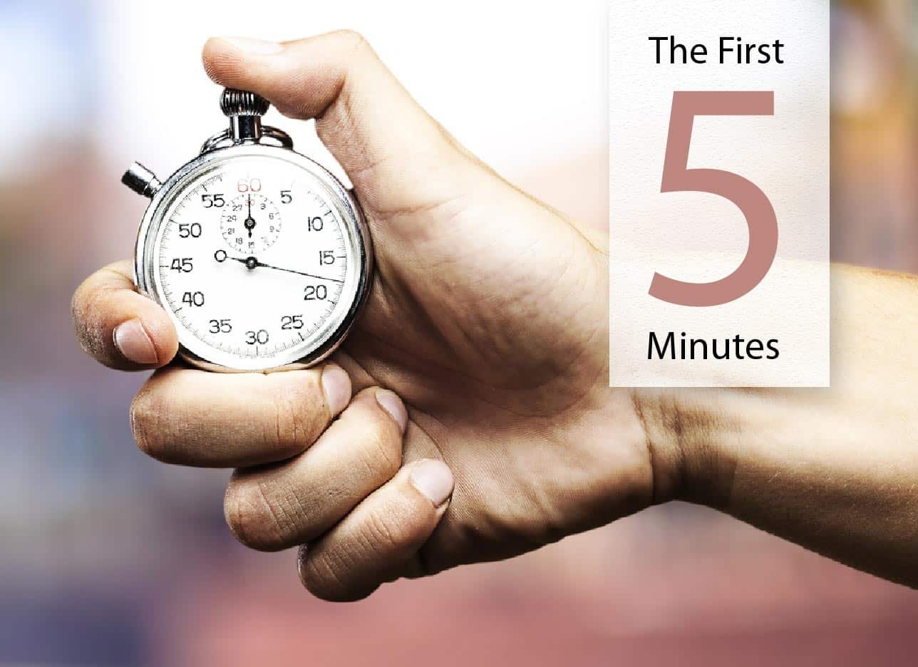 5 Minutes is Enough to Start