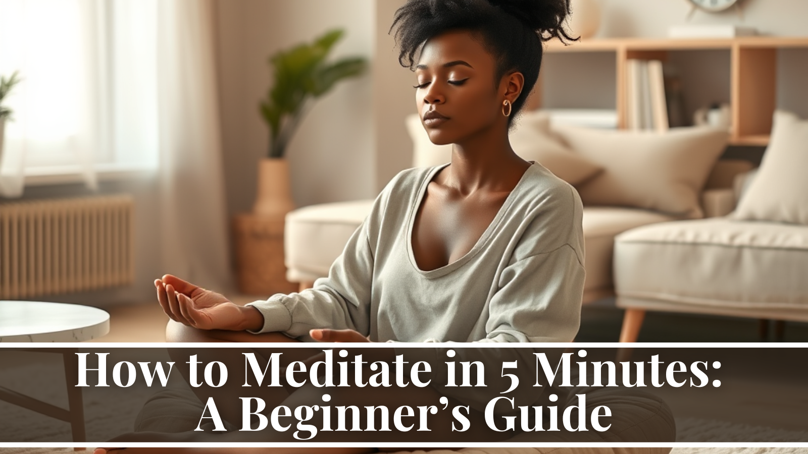 How to Meditate for 5 Minutes: A Simple Guide