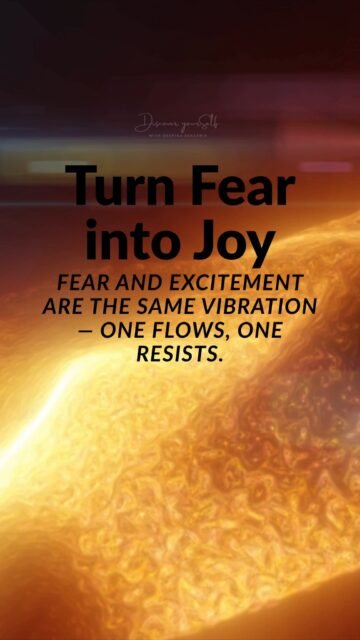 Whenever you feel fear — pause.
It’s just excitement… seen through resistance.
Shift the lens, and the same energy becomes power.

“Fear and excitement are the same vibration — one flows, one resists.”

#fear #excitement #meditate #fearless #deepikaseksaria